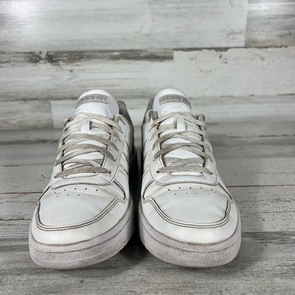 Adidas Womens Hoops 2.0 Cloud White Casual Shoes Lace‎ Up Size 8.5 - Picture 4 of 9